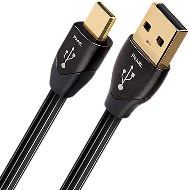 AudioQuest Pearl USB Micro-Kabel USB A Micro, USB B Kabel, 1,5m schwarz - USB-Micro-Datenkabel (1,5