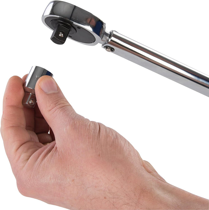 Silverline 633567 Drehmomentschlüssel 28–210 Nm, 1/2-Zoll-Antrieb 1/2" Torque Wrench, 1/2" Torque Wr