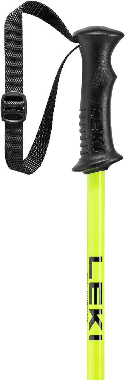 LEKI Kinder Rider Skistöcke black-neonyellow-white 80CM, black-neonyellow-white 80CM