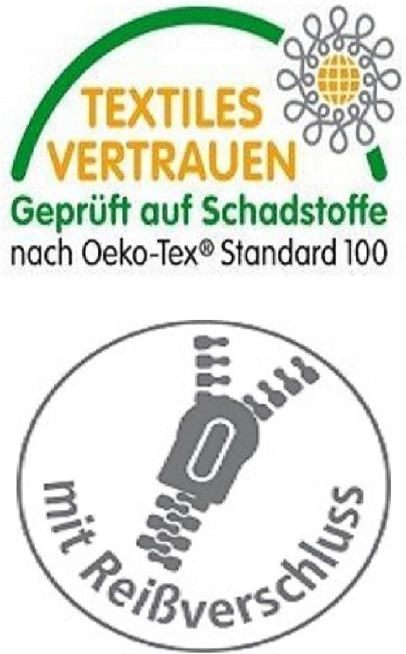 Dresscode 3tlg Bettwäsche Set Microfaser Übergrösse 200 cm x 220 cm + 80 cm x 80 cm NEU Streifen Wei