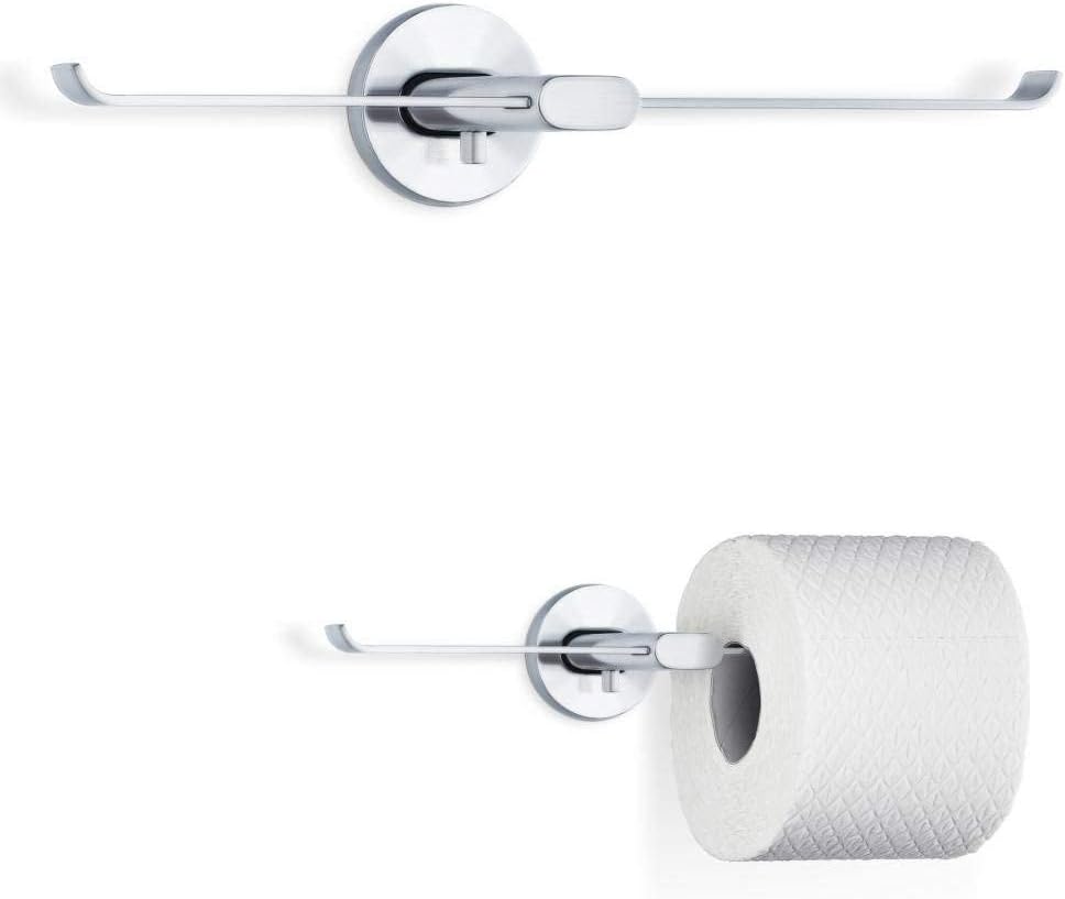 Blomus 68807 WC-Rollenhalter Areo, Edelstahl, 2 Rollen 2 Rollen Matt, 2 Rollen Matt
