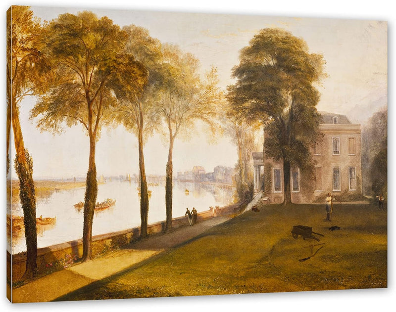 Generisch William Turner - Mortlake Terrace Early Summer Morning als Leinwandbild / Grösse: 100x70 c