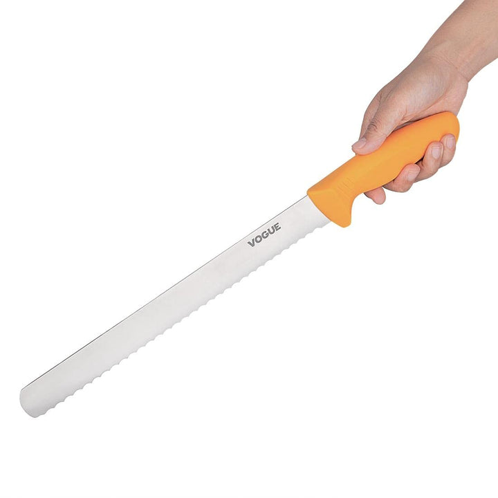 Vogue Soft Grip Pro Serrated Slicer - 28cm 11"