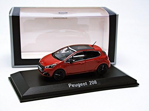 Norev 1: 43 Massstab Peugeot 208 5.118,1 cm Modell Auto (Power orange)