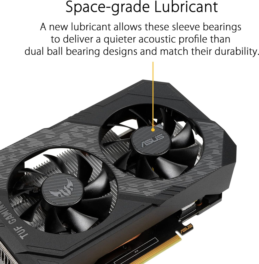 ASUS Die TUF Gaming GeForce GTX 1650 OC Edition 4GB GDDR6 Gaming Grafikkarte (NVIDIA-Turing-Architek