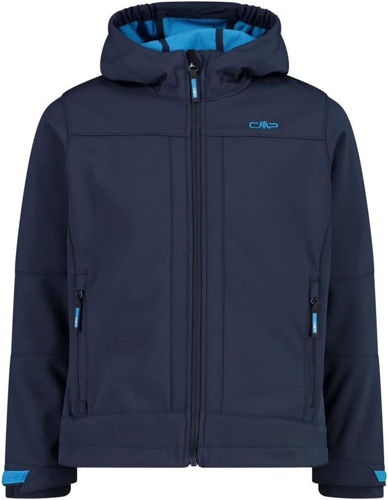 CMP Unisex Kinderjacke mit Fester Kapuze Jacke 92 B.Blue-Danubio, 92 B.Blue-Danubio