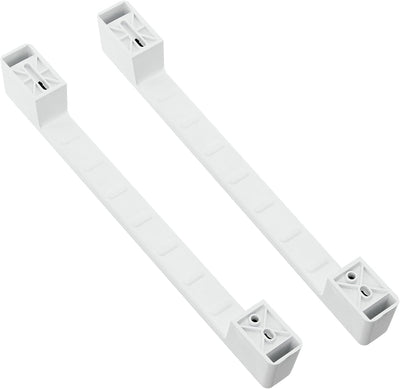 Spares2go Universal Gefrierschrank Kühlschrank Türgriffe (verstellbar, 320 mm, weiss, 2 Stück)