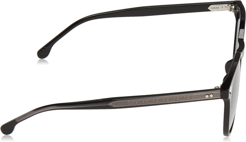 Lozza Unisex SL4301 Sunglasses, Black, 52