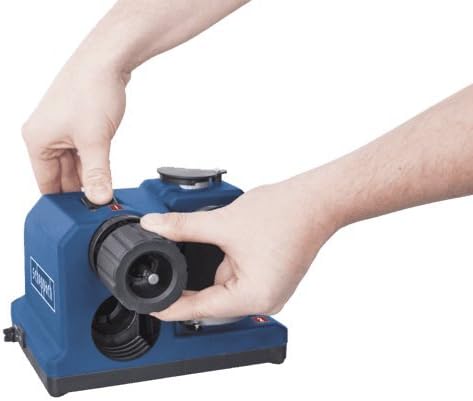 Scheppach DBS800 Schleifgerät Bohrerschleifgerät | 80 W Leistung | Diamantschleifstein mit langer Le