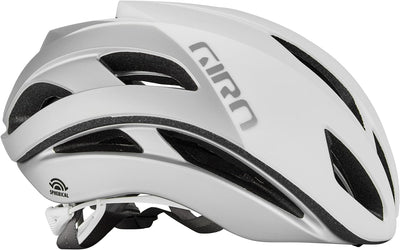 Giro Eclipse Spherical Rennrad Fahrrad Helm matt weiss/silberfarben 2024, S