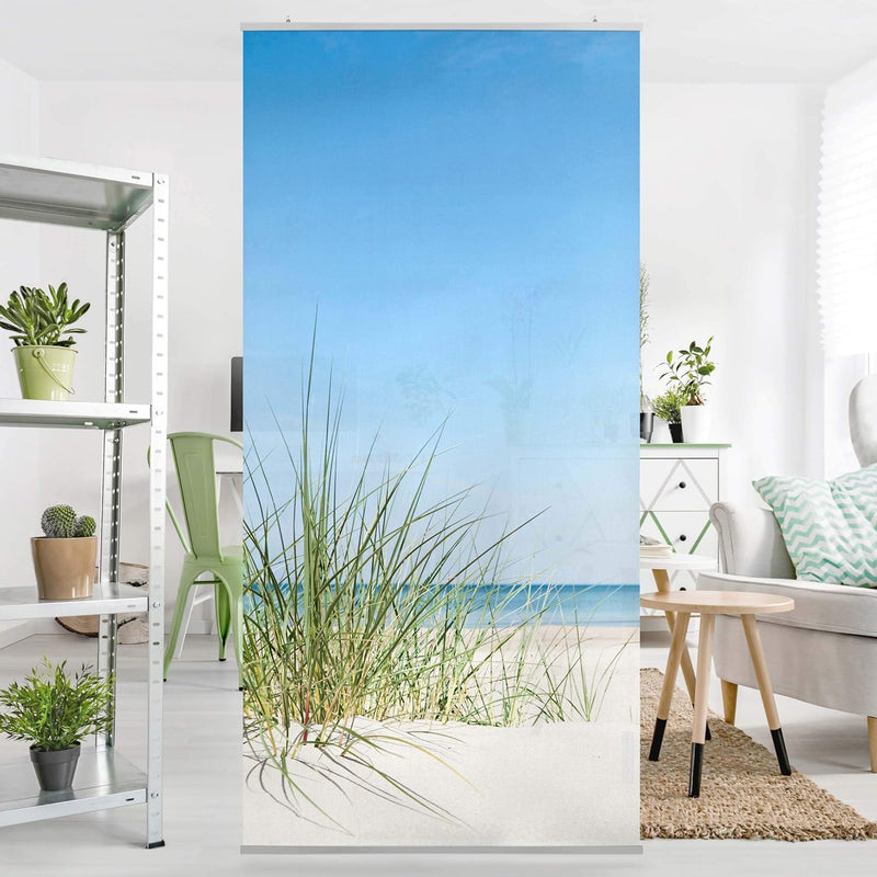 Bilderwelten Flächenvorhang Ostseeküste 250 x 120 cm | Raumteiler zum Aufhängen | Raumteiler | Vorha