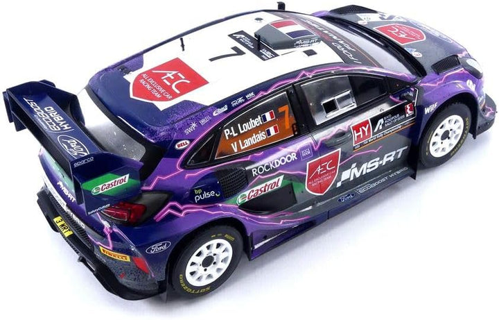 Passend für Ford Puma Rally1 Nº7 Loubet/Landais Rally Akropolis 1:18 IXO Models 18RMC138.22