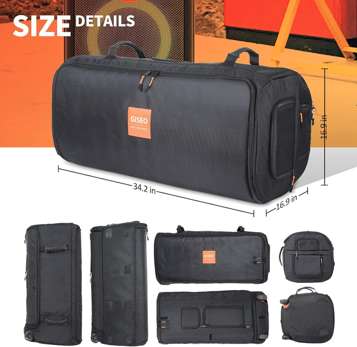 LICHIFIT Lautsprecher Aufbewahrungstasche Fall Tragbare Reise Rucksack Schutzhülle Fall Shell Skin S