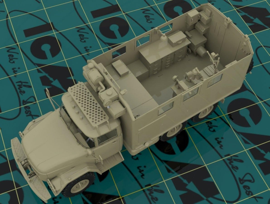 ICM 35520 Modellbausatz ZiL-131 MTO-at, Schwarz