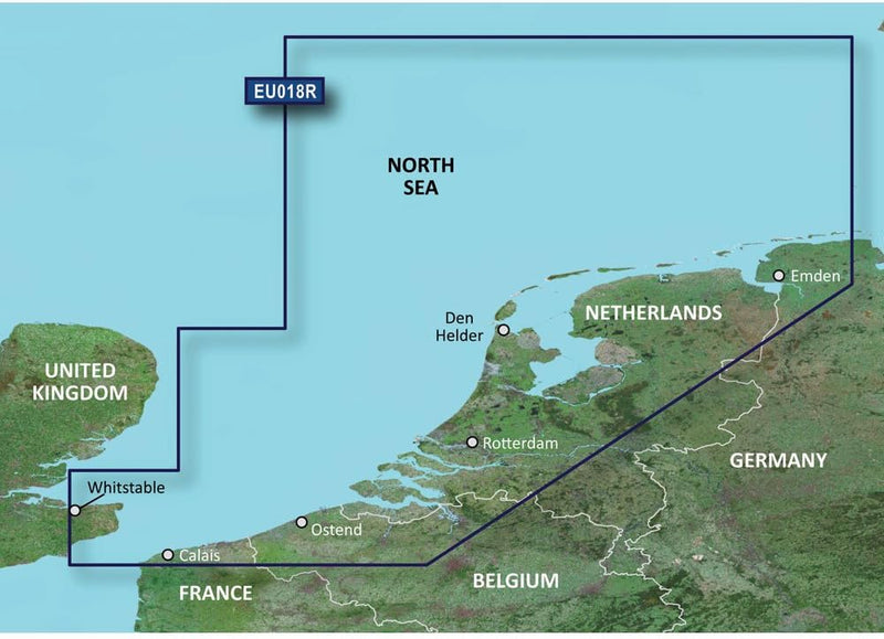 Garmin HXEU018R - Benelux Offshore & Inland Waterways, 010-C0775-20 (& Inland Waterways) EU018R - Pa