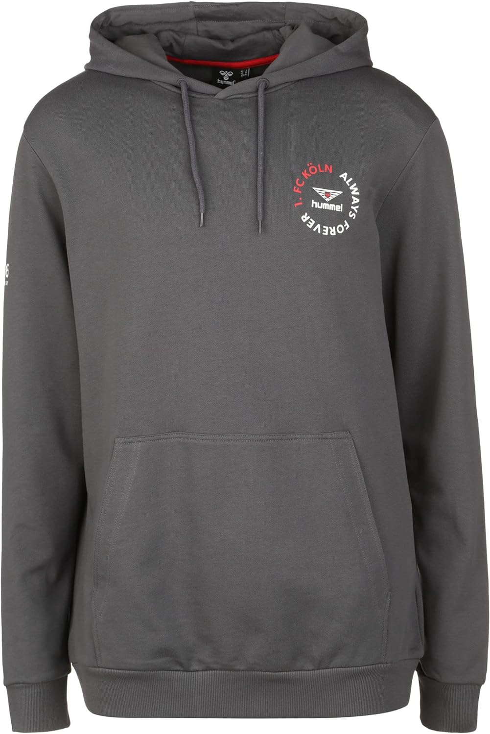 hummel 1.FC Köln Kapuzenpullover Herren Schwarz / Rot 3XL, Schwarz / Rot 3XL
