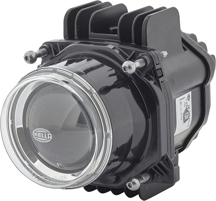 HELLA - LED/DE-Hauptscheinwerfer - 90mm Performance Bi-LED L70 - 24V - rund - Einbau - Stecker: AMP