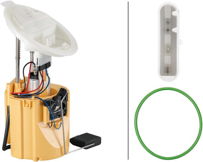 HELLA 8TF 358 146-001 Kraftstoff-Fördereinheit - elektrisch - 4-polig - mit Dichtung/mit Tankgeber