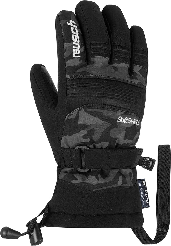 Reusch Unisex Jugend Kinder Handschuhe Kondor R-tex Xt Junior Warm, Wasserdicht, Atmungsaktiv 4 grau