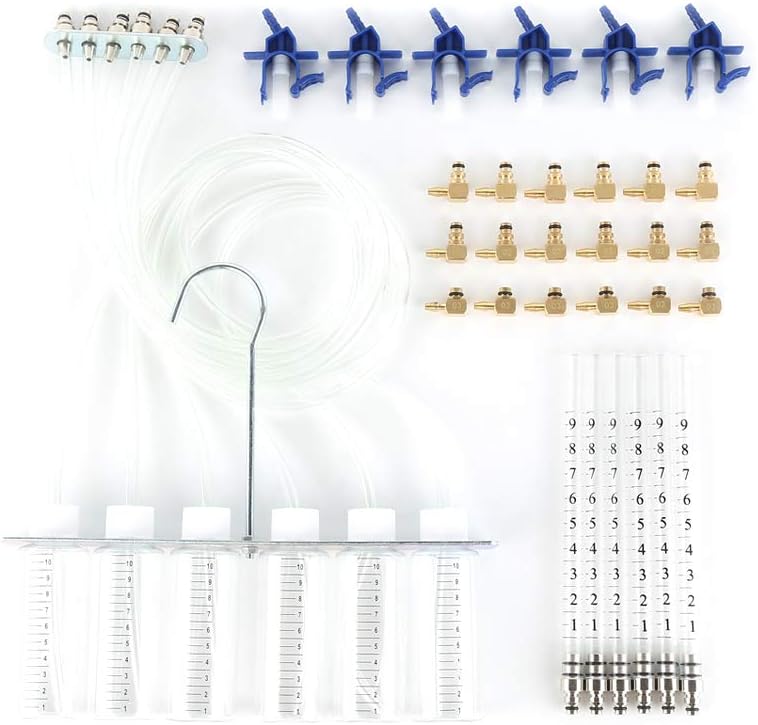 36-TLG. Diesel Rücklaufmengen Tester Common Rail Injector Prüfer mit 24 Injektor-Adapter
