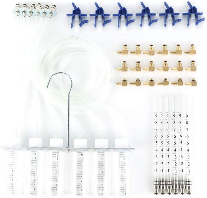 36-TLG. Diesel Rücklaufmengen Tester Common Rail Injector Prüfer mit 24 Injektor-Adapter
