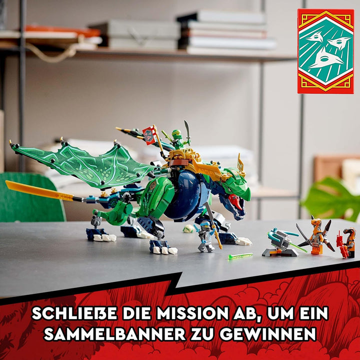 LEGO 71766 NINJAGO Lloyds legendärer Drache, Spielzeug für Jungen und Mädchen ab 8 Jahren mit Drache