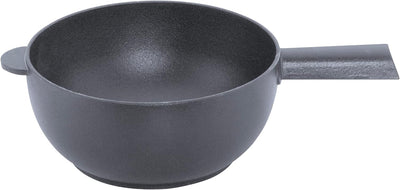 Spring Gusseisen Fondue Set schwarz | Ø 20 cm & 2890260606 Käsefondue-Gabeln Basic bunt 6 Stück, Ede