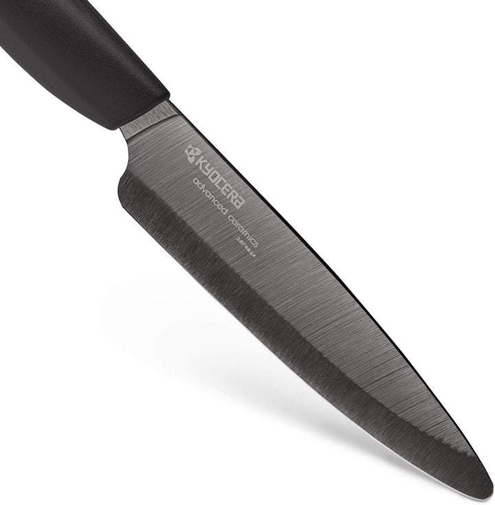 KYOCERA Gemüsemesser/Obstmesser Ergonomic Style - Black Blade, 11 cm (H.Nr. FK-110BK-BK)