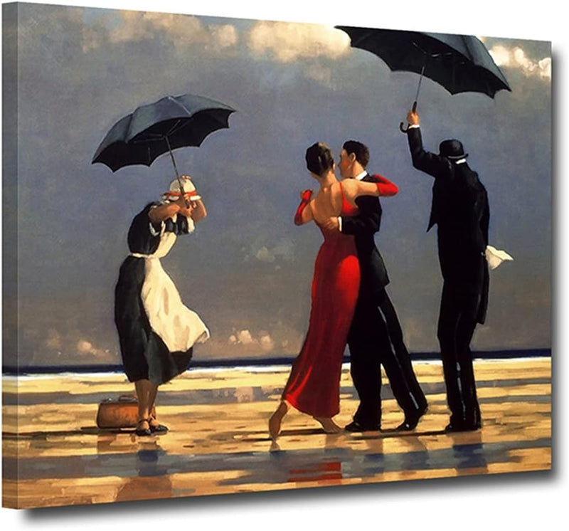 ZHONGYUTONG Der singende Butler von Jack Vettriano Leinwand Kunstdruck Gemälde Jack Vettriano Wand B