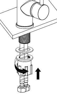 VBChome Inox Spültischarmatur Grau Flexibel 360°drehbar Edelstahl Küche Wasserhahn Küchenarmatur Ein