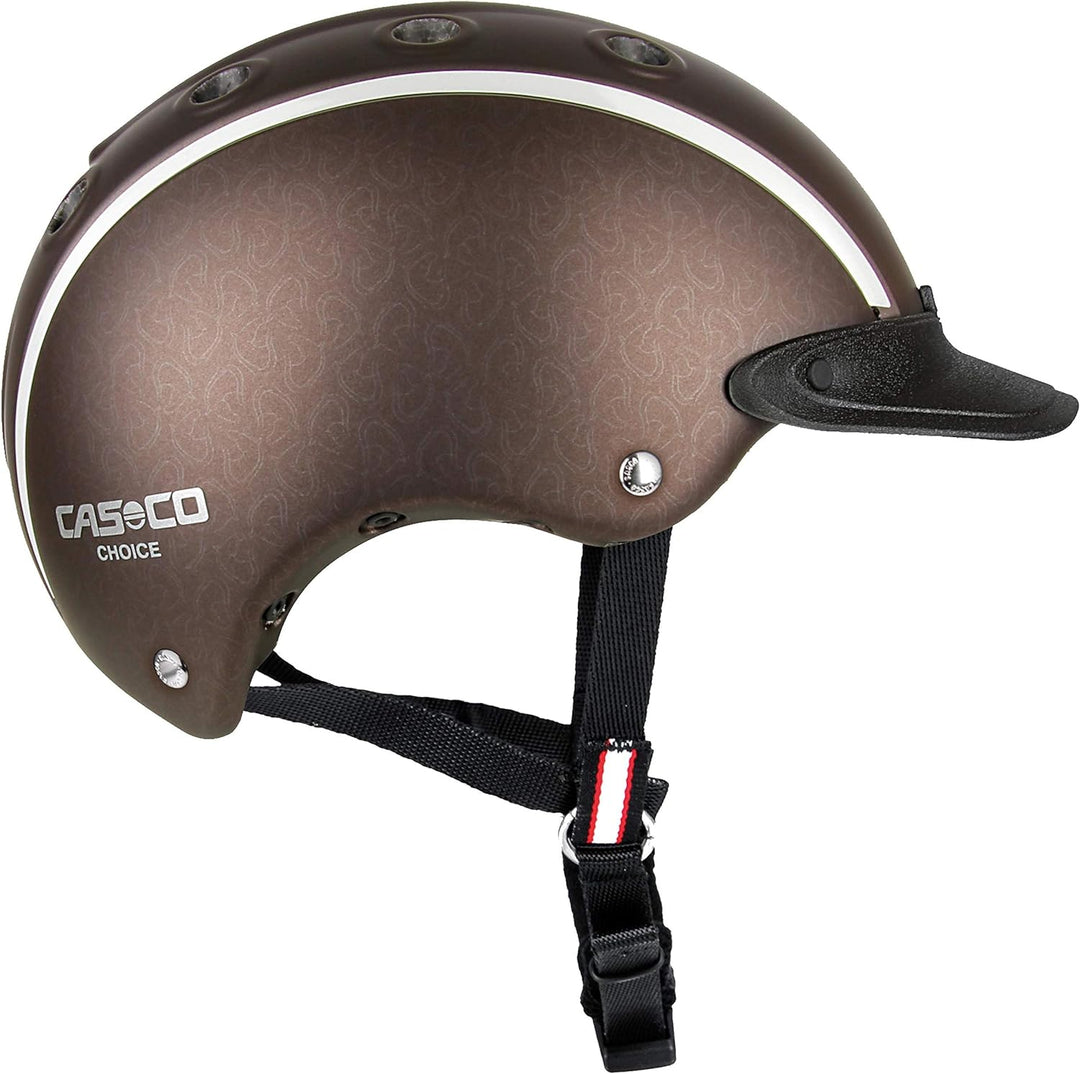 Casco Kinder Reithelm Choice braun metallic S (52-56cm), braun metallic S (52-56cm)
