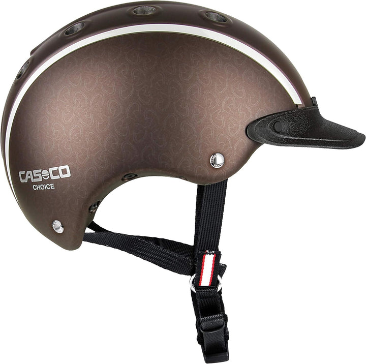 Casco Kinder Reithelm Choice braun metallic S (52-56cm), braun metallic S (52-56cm)