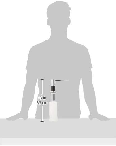 BLANCO LATO Spülmittelspender anthrazit/chrom | Passend zu allen BLANCO-Küchenarmaturen | Bequem von