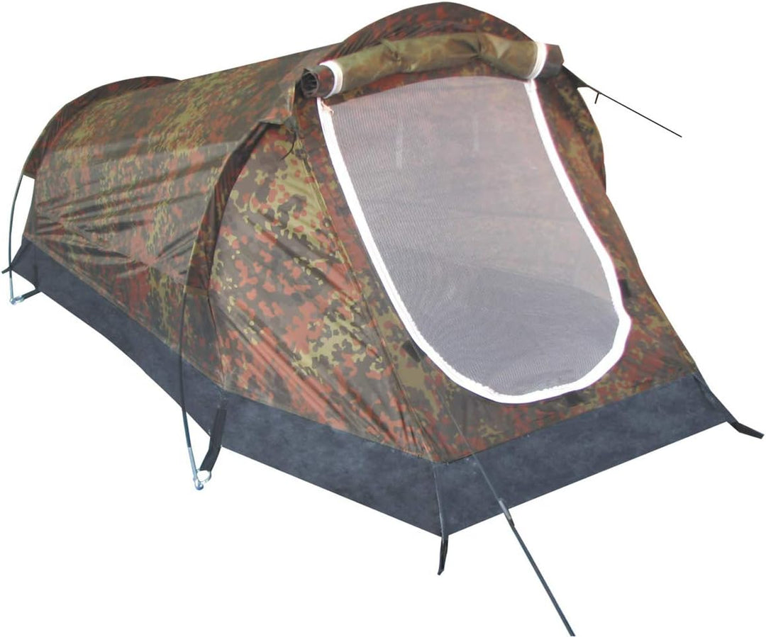 MFH 2 Personen Tunnelzelt Hochstein Zelt Campingzelt 220x130x100cm Verschiedene Ausführungen Fleckta