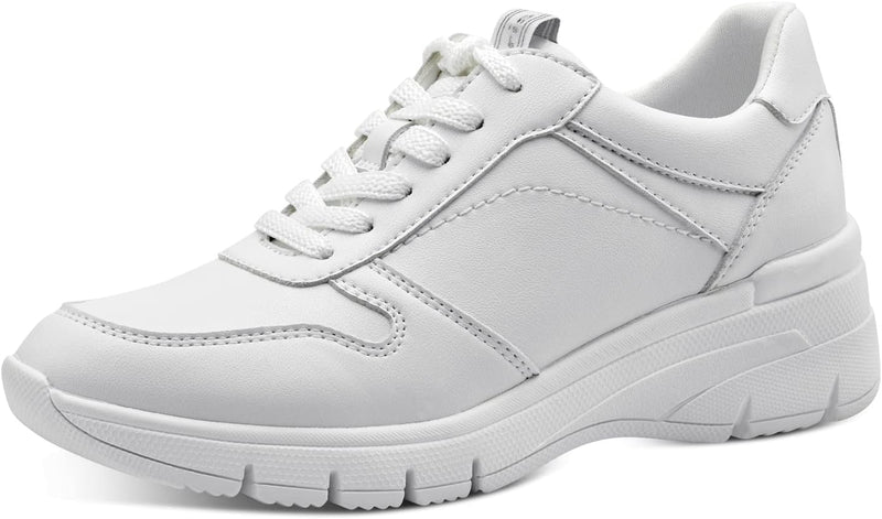 Tamaris Damen 1-1-23742-20 Sneaker Low 39 EU Weiss, 39 EU Weiss