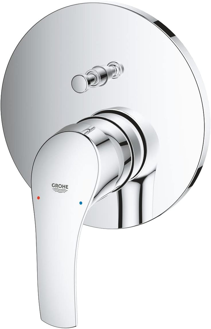 GROHE Eurosmart - Einhand-Wannenbatterie (Fertigmontageset, langlebige Oberfläche, automatische Umst