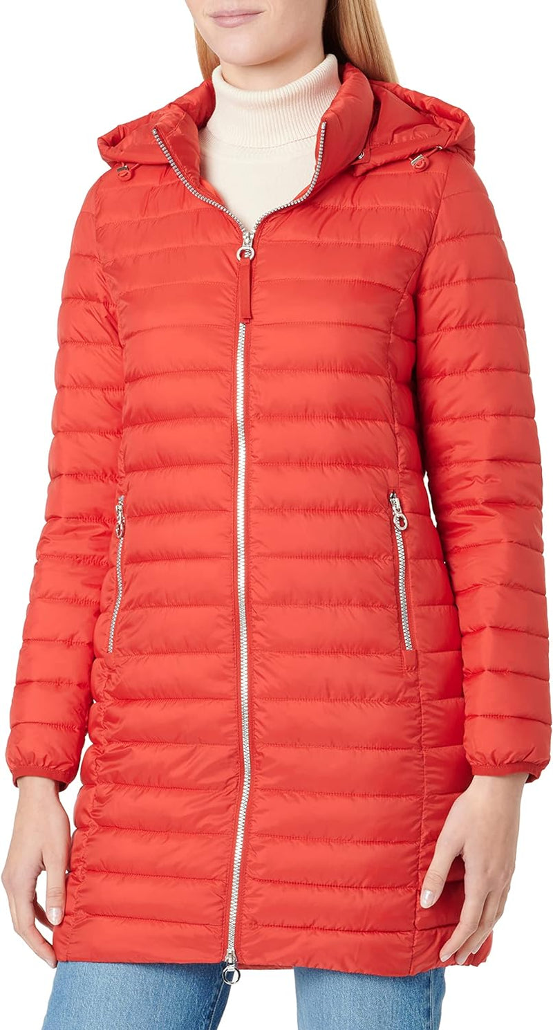 s.Oliver Damen Mantel Langarm 38 Rot, 38 Rot