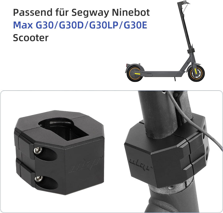 ulip Elektro-Scooter Klappklemme Vertikale Stange aus Aluminium Robuste Verriegelungsteile Spannklem