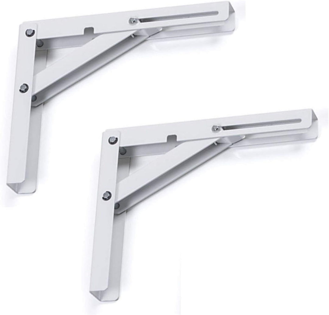 2 Stück SO-TECH® Klappkonsole Profi-Nr.1 L200 Länge: 200 mm/Höhe 160 mm weiss Tragkraft 120 kg (pro