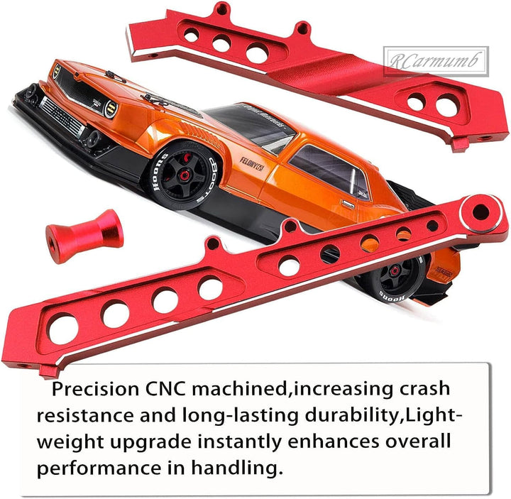 Ezweiji RC Alloy ARA320511 HD Chassis Brace Set für ARRMA 1/7 Limitless All-Road -ARA109011, ARRMA 1