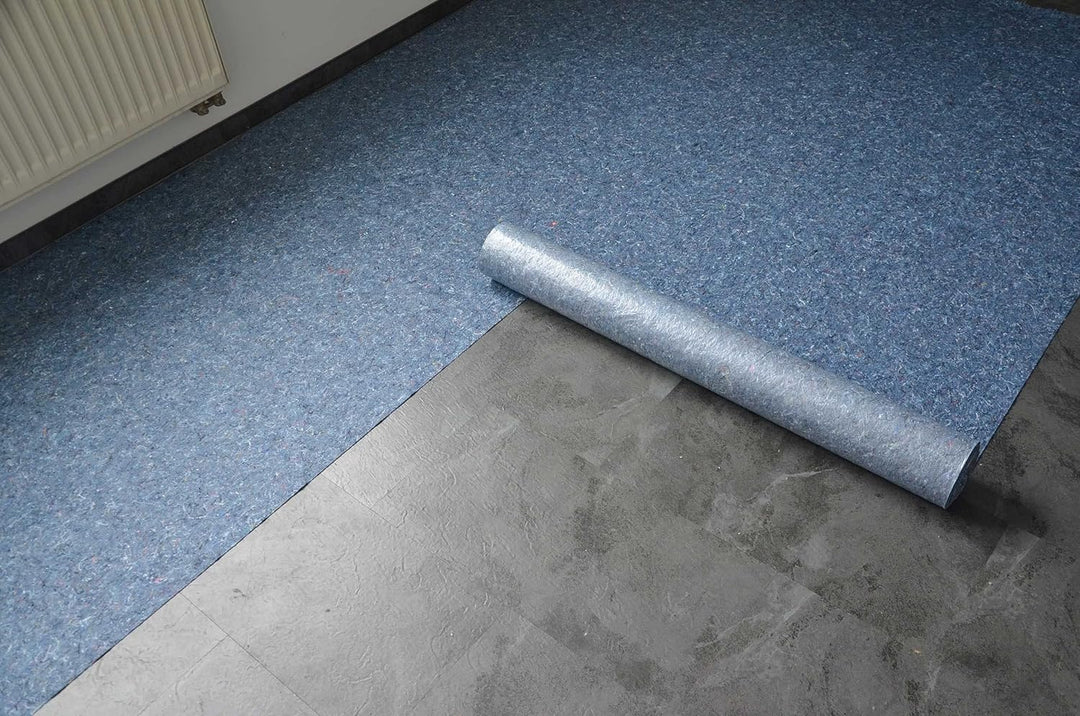 Abdeckvlies Renovierungsvlies Profi grau 1 x 25 m Malerabdeckvlies mit antirutsch Folie 180 g/m²