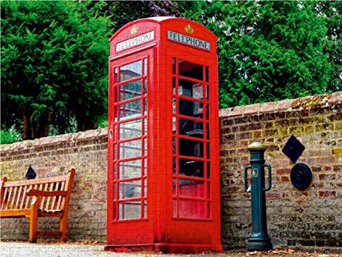 CALVENDO Puzzle Telephone Booth 1000 Teile Lege-Grösse 64 x 48 cm Foto-Puzzle Bild von Peter Roder,