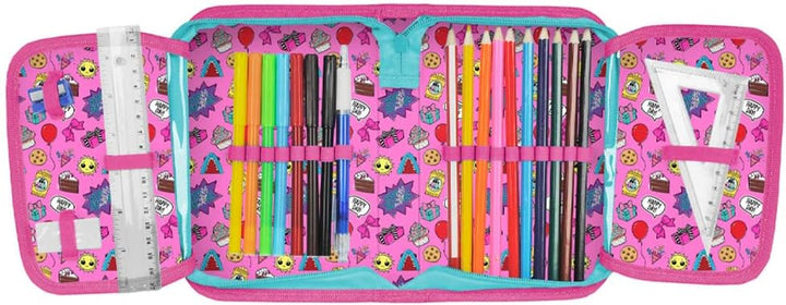 LOL Schulranzen Mädchen 1 Klasse Tornister Schulrucksack SET 3 tlg. L.O.L. für Grundschule ergonomis