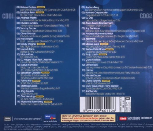 Wdr4 Rhythmus der Nacht Vol.8, Audio-CD