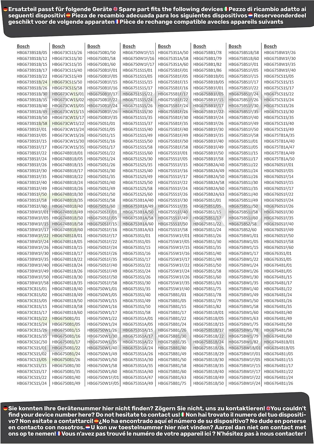 Dekarox Grillrost Gitter 455x380mm für Bosch Siemens Neff Constructa 577170 00577170 HEZ634000 HZ634