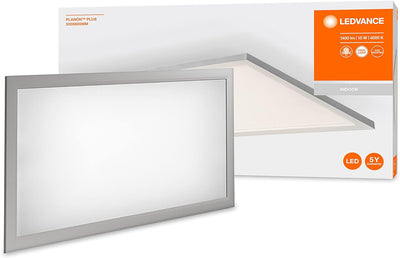 LEDVANCE LED Panel-Leuchte, Leuchte für Innenanwendungen, Aufbauleuchte, Kaltweiss, 595,0 mm x 295,0