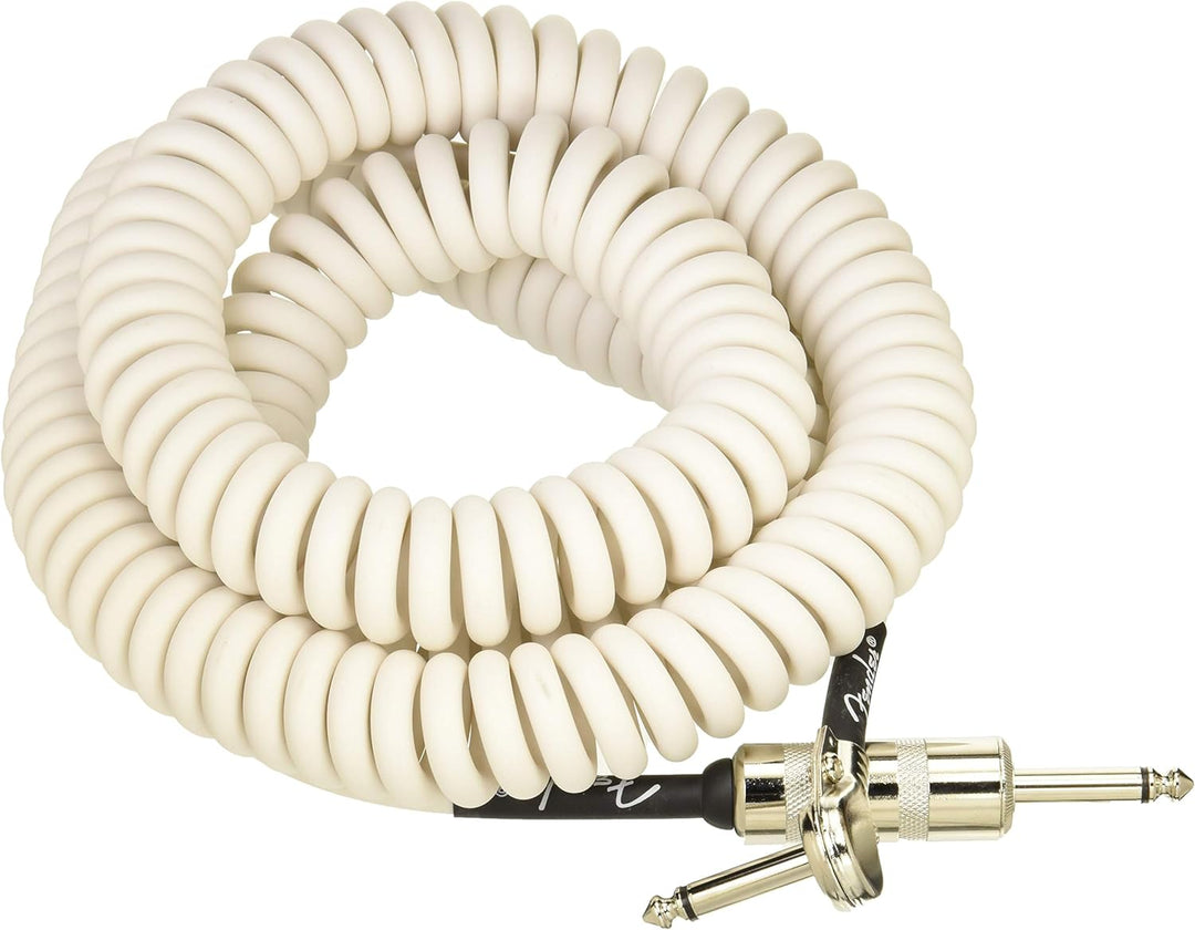 Fender® Hendrix® Voodoo Child® Spiralkabel, white weiss Einzelbett, weiss Einzelbett