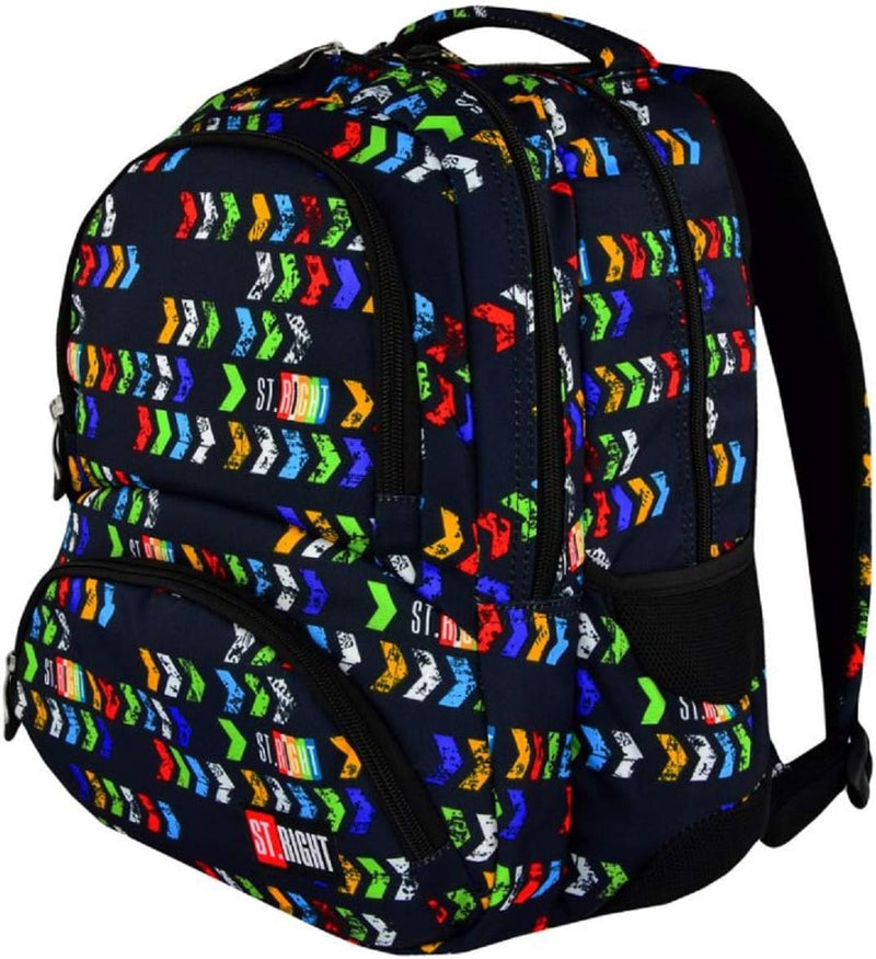 St.Right ArroWS Set Rucksack mit Kühltasche + Federmäppchen für die Grundschule, mittelgross