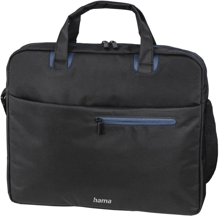 Hama Unisex Sydney Notebook Tasche (1er Pack) 15,6'' / 40 cm Schwarz Blau, 15,6'' / 40 cm Schwarz Bl