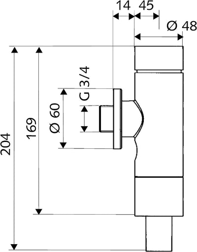 Schell Schellomat Basic 02247, 28 mm, chrom, SCH022470699 Single, Single